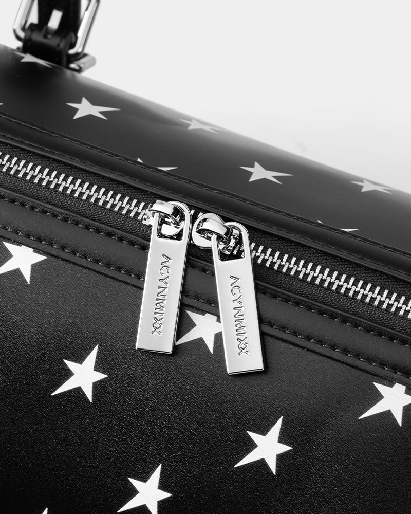 Star-patterned shoulder bag