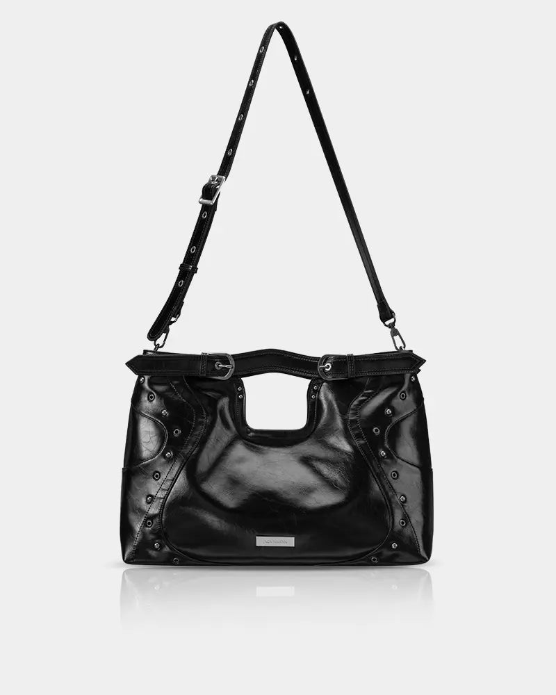 Acynmixx-global-Black-oily-leather-motorcycle-style-bag