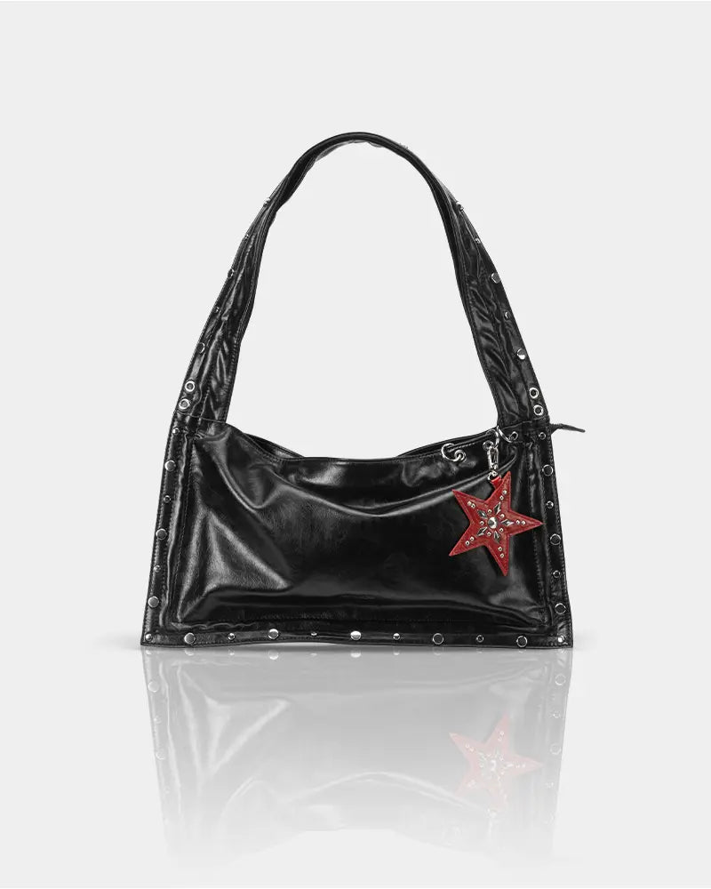 Heavy-metal style motorcycle bag