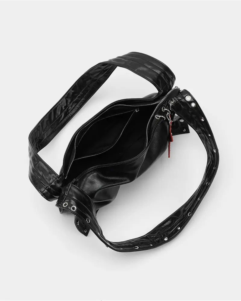 Heavy-metal style motorcycle bag