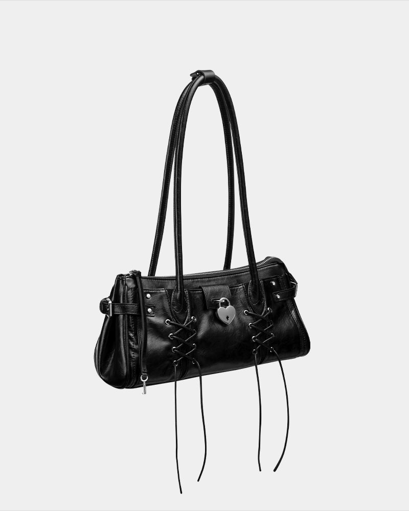 Bound & Redemption Strap Shoulder Bag Black