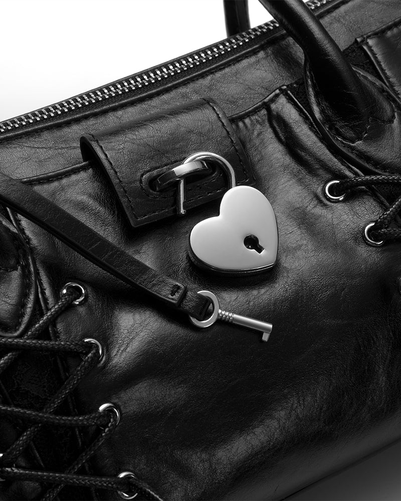 Bound & Redemption Strap Shoulder Bag Black