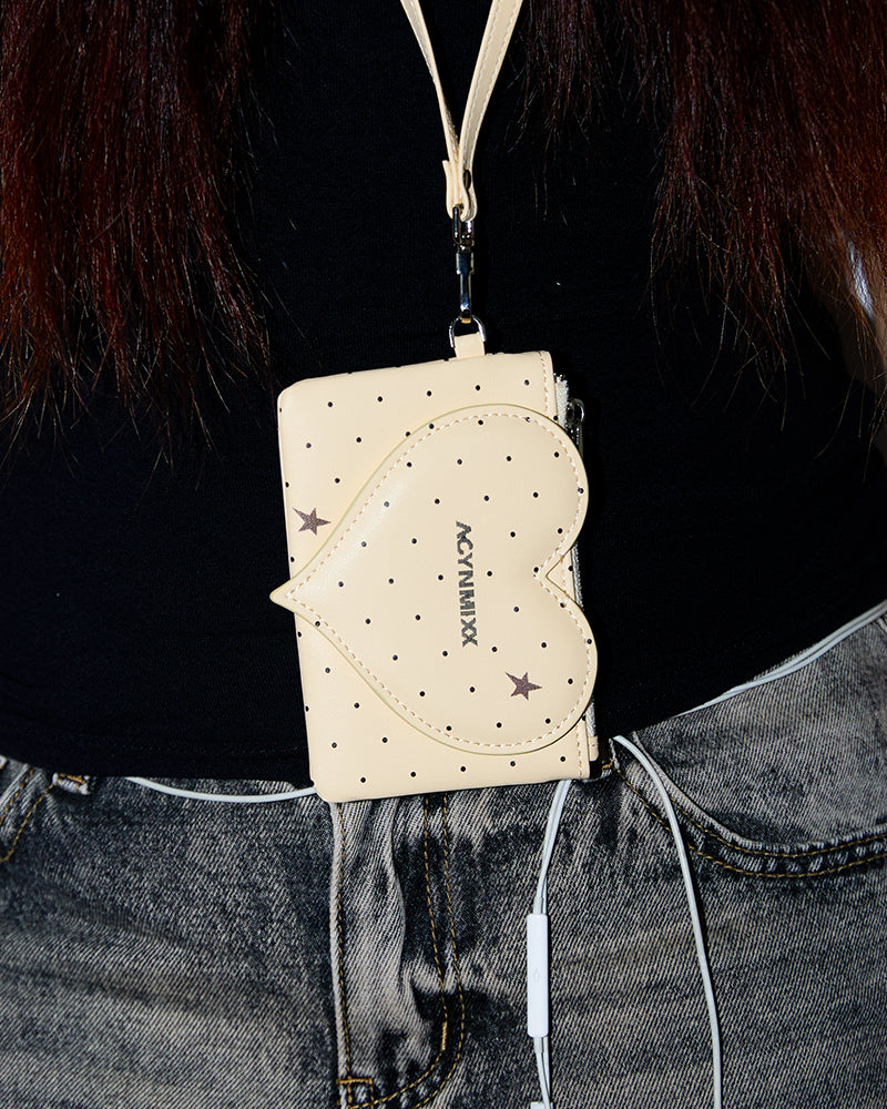Heart-shaped Coin Purse/Card Holder