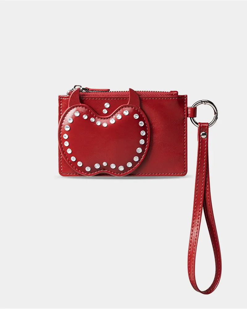 Devil Apple Card Holder/Coin Purse