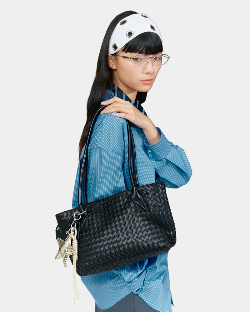 Romantic Decoding Woven Tote Bag Small