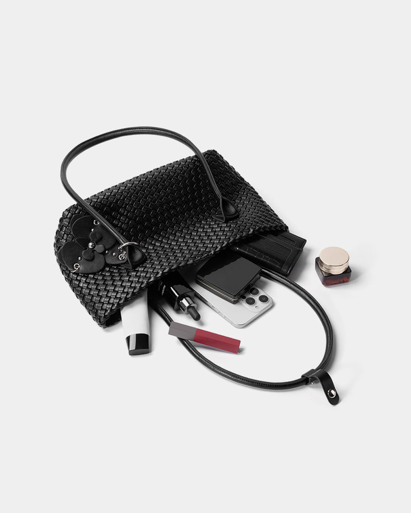 Romantic Decoding Woven Tote Bag Small