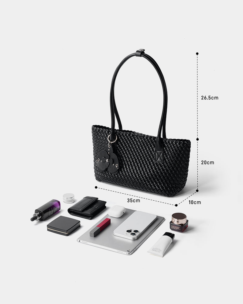 Romantic Decoding Woven Tote Bag Small