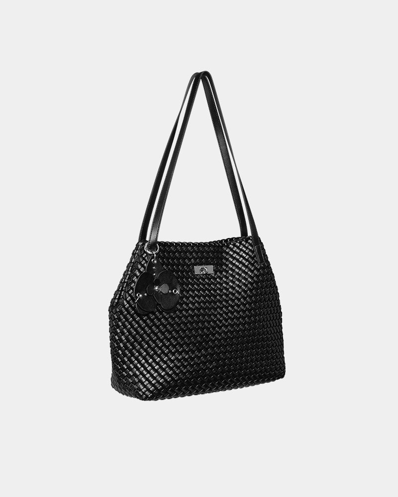 Romantic Decoding Woven Tote Bag Middle