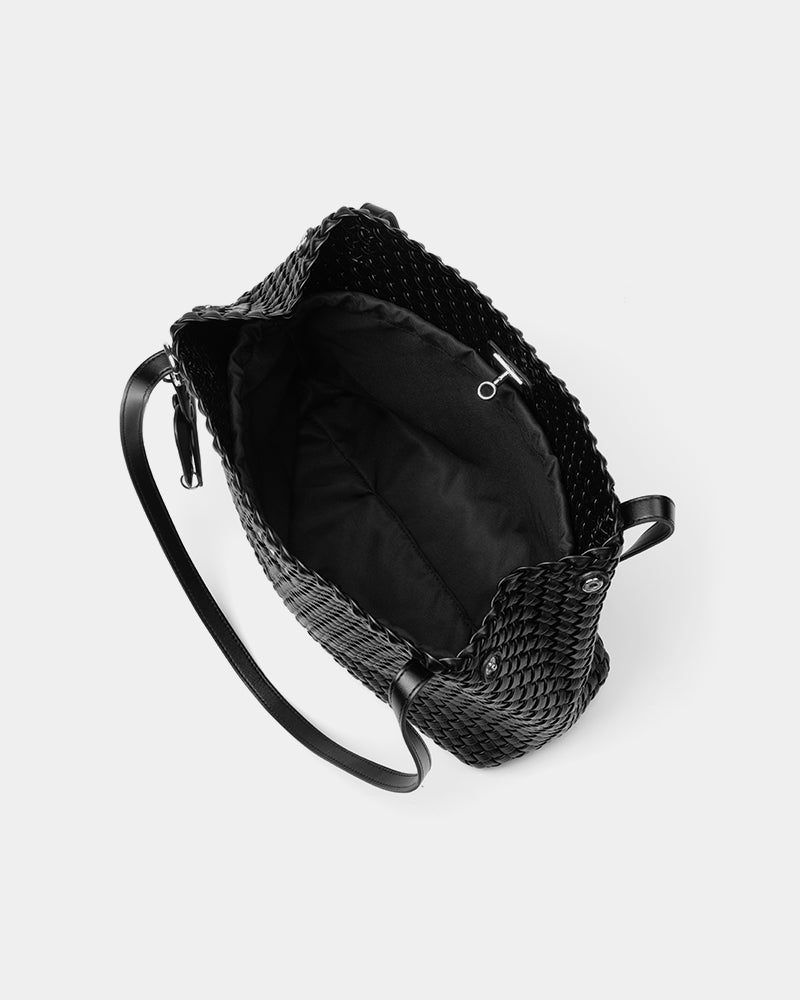 Romantic Decoding Woven Tote Bag Middle