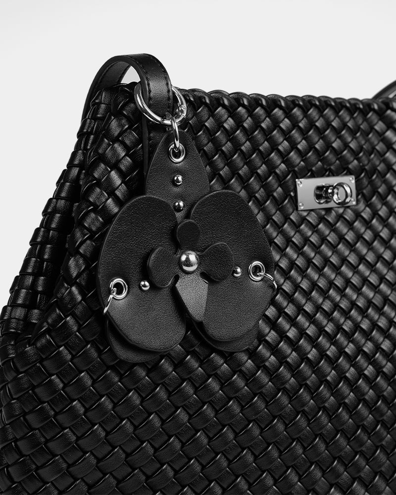 Romantic Decoding Woven Tote Bag Middle