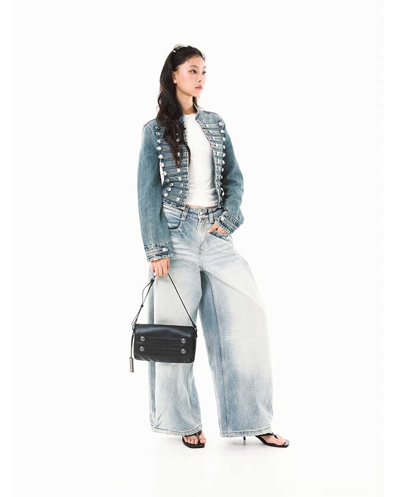 Vintage Summer Napoleon Shoulder Bag