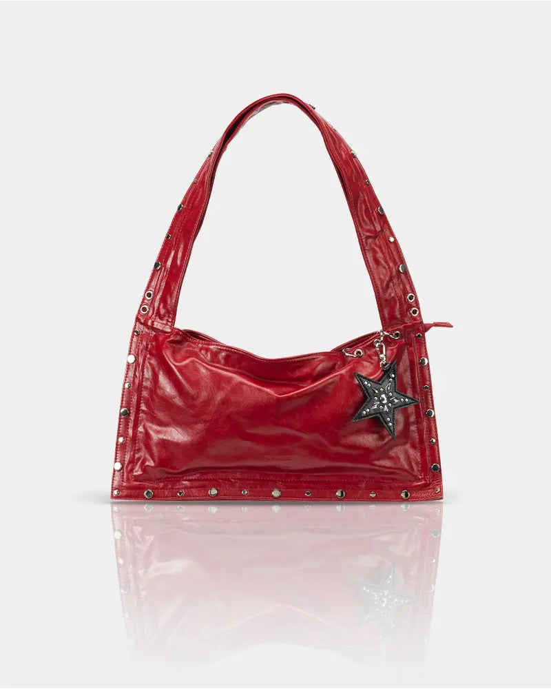 Heavy-metal style motorcycle bag