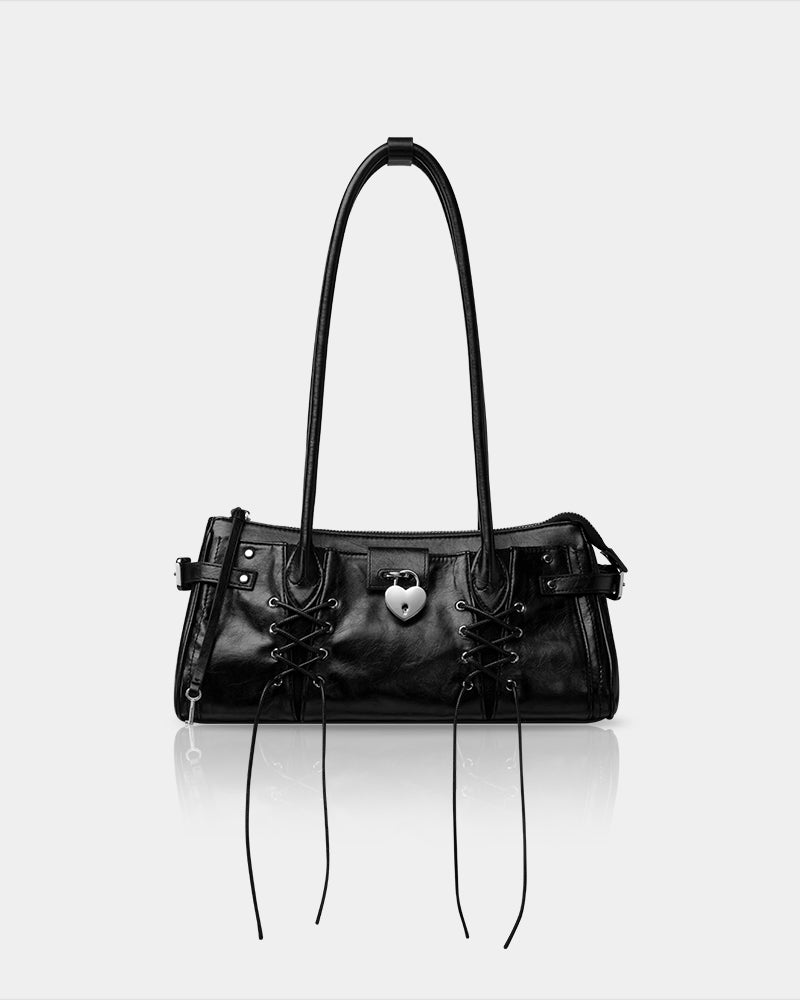 Bound & Redemption Strap Shoulder Bag Black