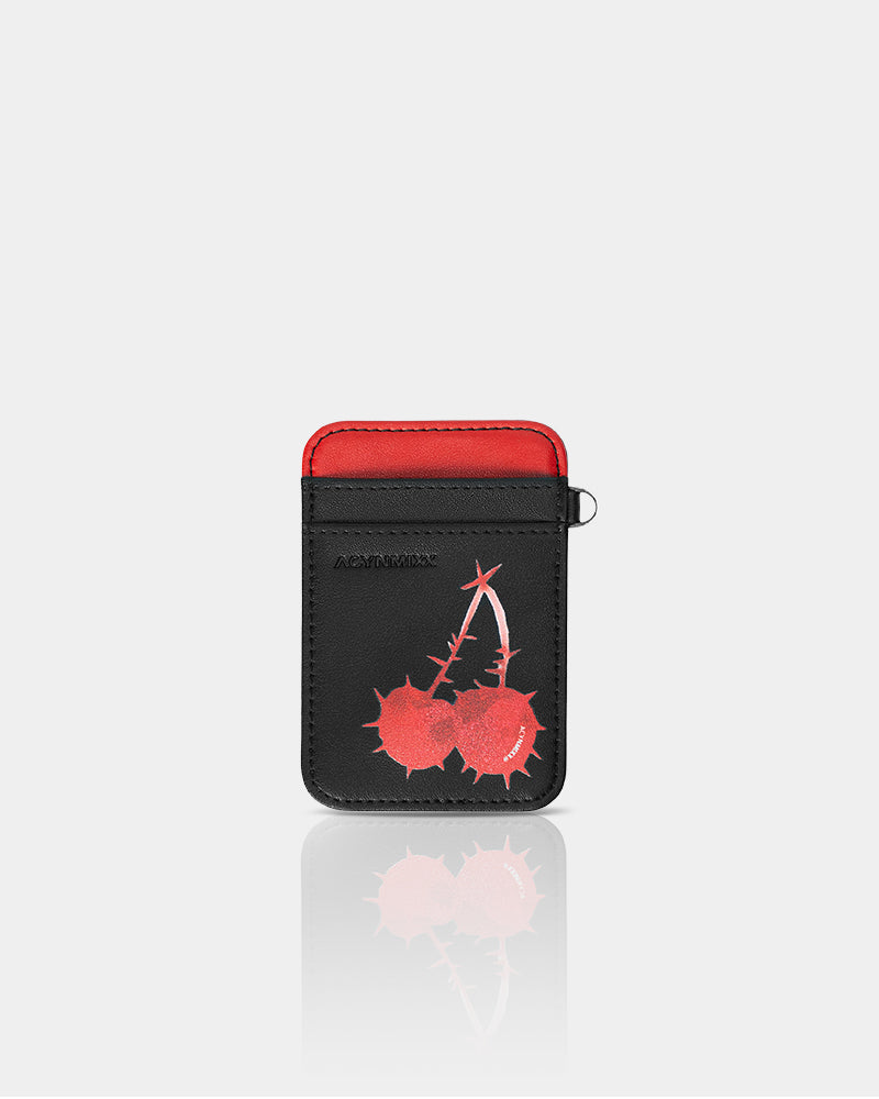 Edgy Cherry Magnetic Phone Card Pocket