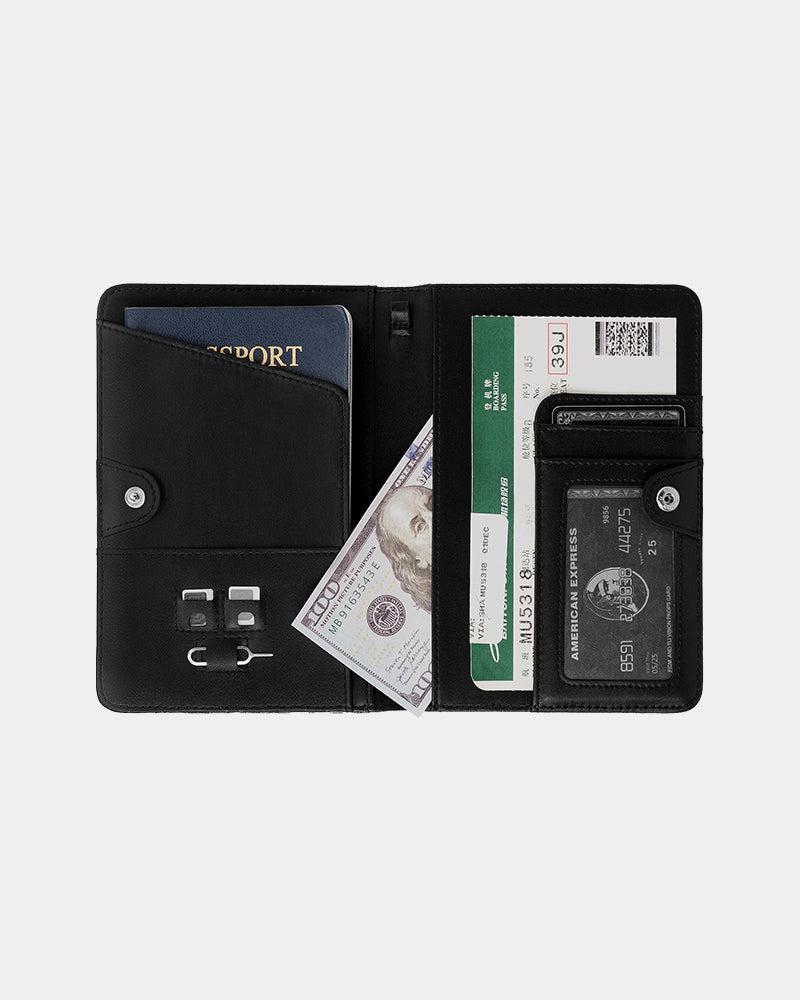 Evil Cherry Embossed Passport Holder