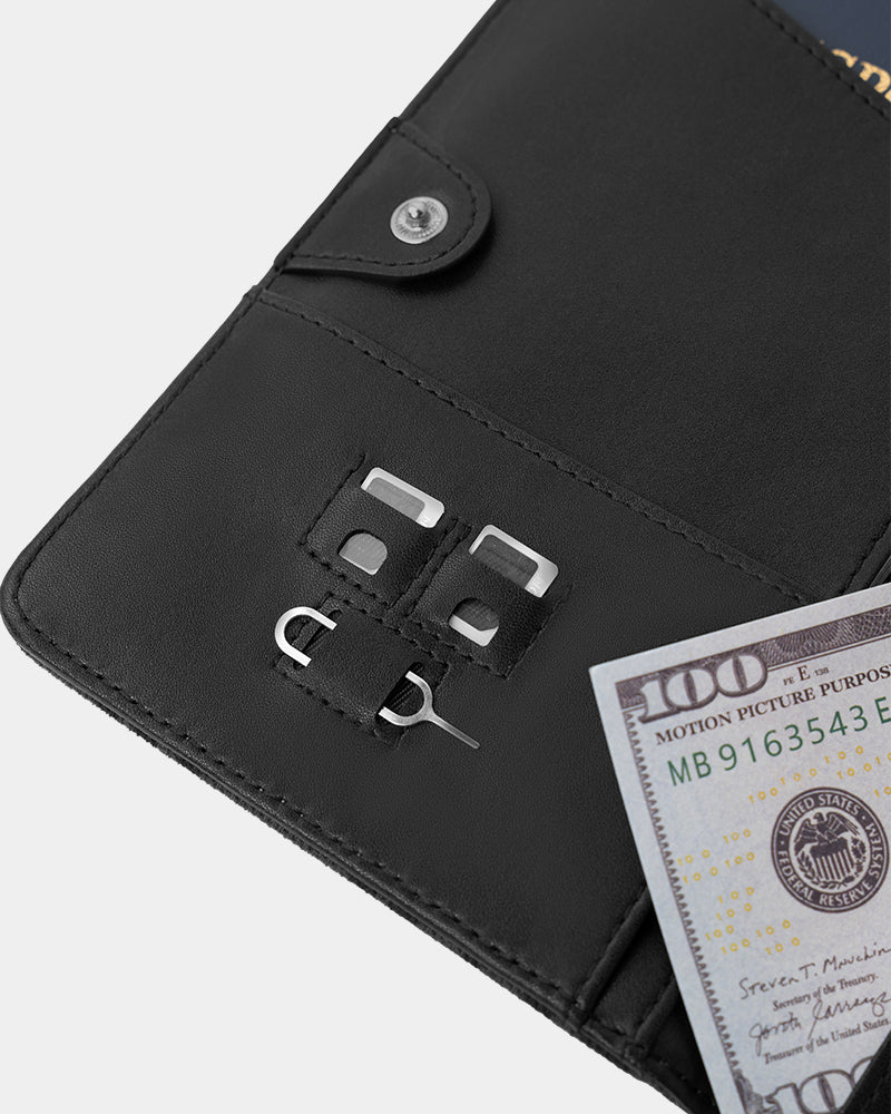 Evil Cherry Embossed Passport Holder