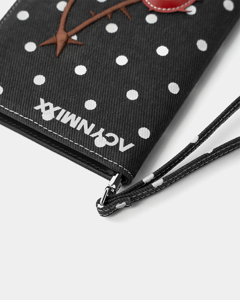 Evil Cherry Embossed Passport Holder